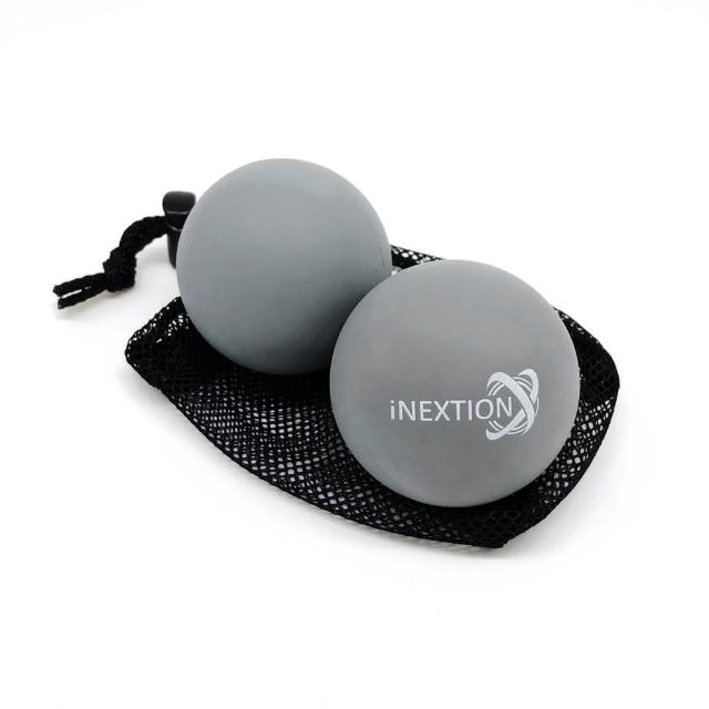 【INEXTION】Therapy Balls 筋膜按摩療癒球 2入組 - 天灰 65D 天然橡膠按摩球 製 