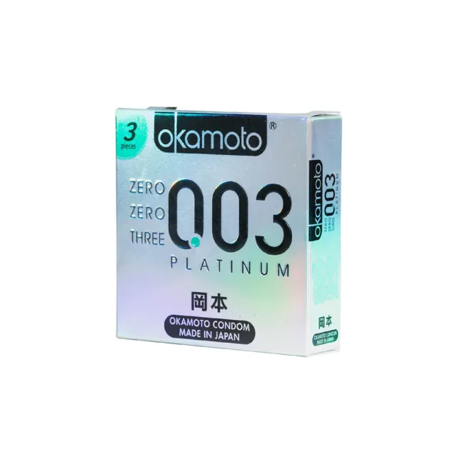 【Okamoto岡本】003 Combo 4合1極薄保險套組合3入*4盒(共12入)