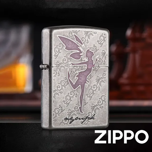 【Zippo官方直營】飛翔小仙女防風打火機(美國防風打火機)