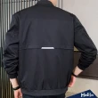 【Heha】現貨  TB雙線設計棒球外套(黑色)
