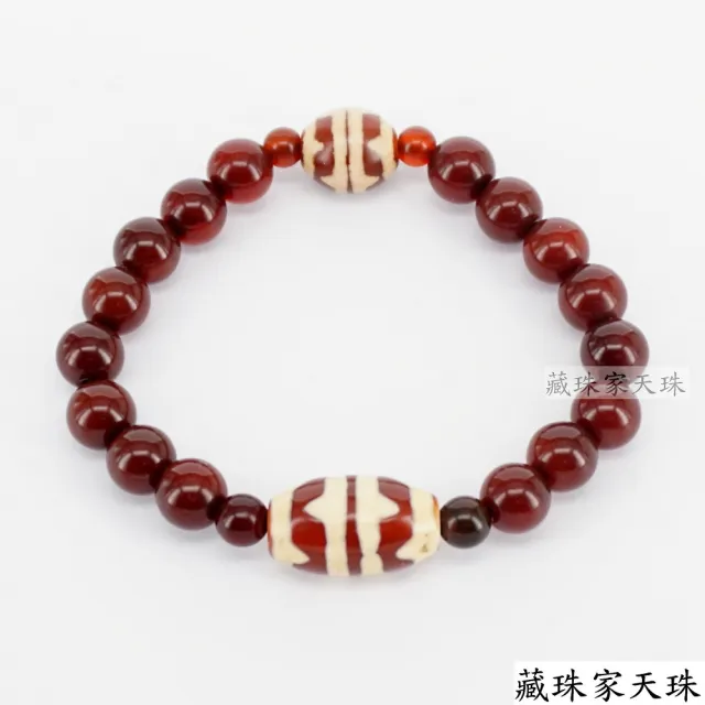 【藏珠家】虎紋天珠手鍊（其他規格）