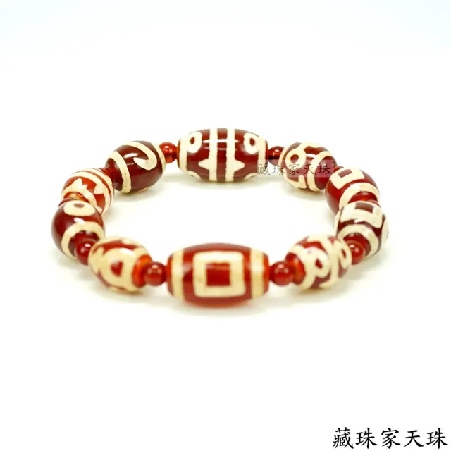 藏珠家】天地寶瓶兩眼蓮花虎牙財勾貴人虎牙天珠手鍊- momo購物網- 好評