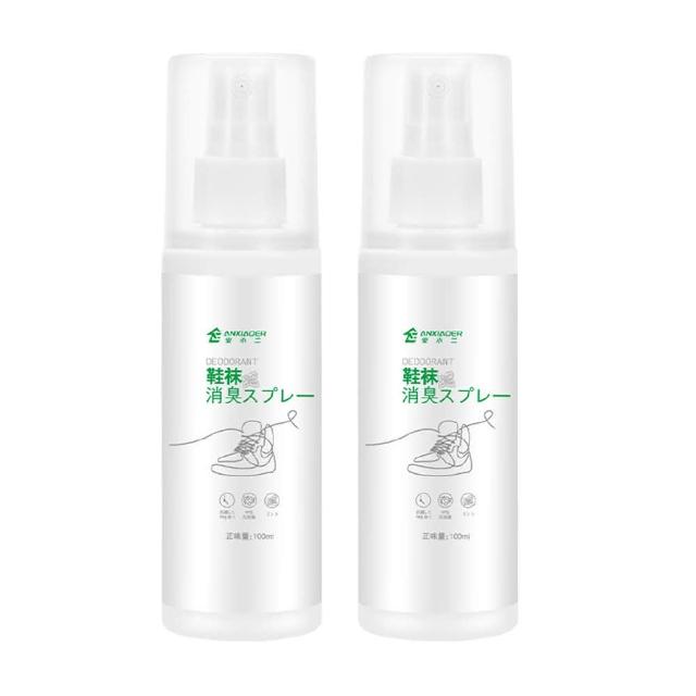 【AHOYE】99.9%長效抑菌鞋用除臭噴霧 100mL-2瓶入