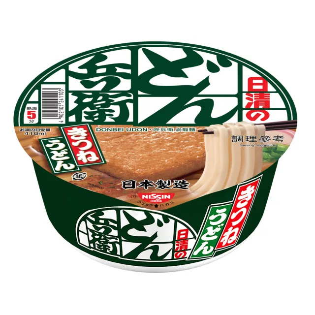 【NISSIN 日清】咚兵衛油豆腐烏龍麵 95g(日清泡麵)