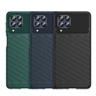 【RUGGED SHIELD 雷霆系列】三星 Samsung Galaxy M53 5G 軍工氣墊減震防摔手機殼