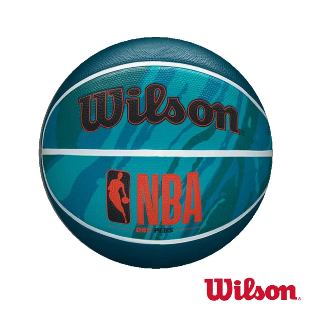 【WILSON】NBA DRV系列 PLUS 火紋藍 橡膠 籃球(7號球)