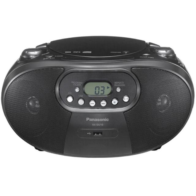 【Panasonic 國際牌】MP3/USB手提音響RX-DU10(黑色款)