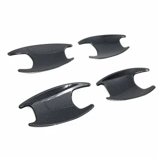 【IDFR】BMW 5系列 F10 2010~2016 卡夢紋 車門防刮門碗 內襯保護貼片(防刮門碗 內碗 內襯保護貼片)