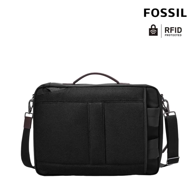 【FOSSIL 官方旗艦館】限定★Buckner 多功能RFID商務包-黑色 MBG9519001