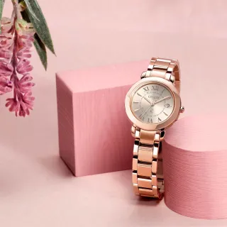【CITIZEN 星辰】XC 亞洲限定 羅馬 電波光動能腕錶(ES9442-55A)