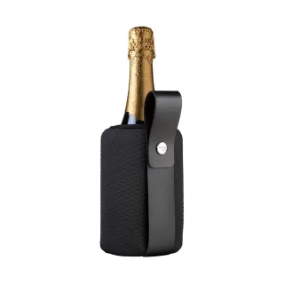 【VACU VIN】荷蘭 酒瓶保冷冰桶提袋 黑1L  / 冰酒桶 冰鎮桶 保冰桶