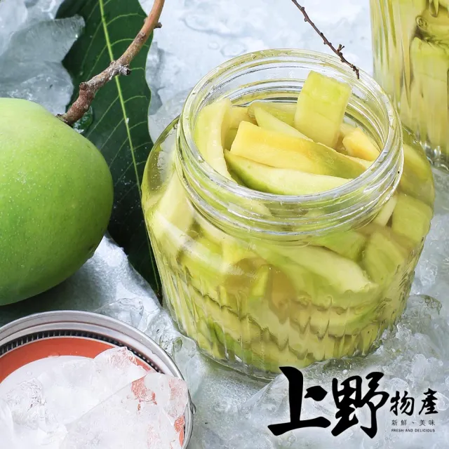 【上野物產】古早味芒果青 8包(300g±10%/包) (年菜)