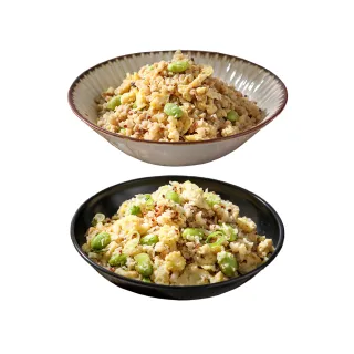 【鮮食堂】減醣飲食菇菇米餐包8包組(200g/包_蛋炒花椰/田園紅藜)