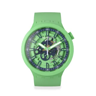 【SWATCH】FRESH SQUEEZE 大錶面手錶/男錶/女錶/瑞士製造 SB01G101(47mm)