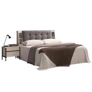 【WAKUHOME 瓦酷家具】Will明亮輕工業風6尺雙人加大床-台規尺寸床頭+床底A011-V02A