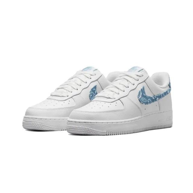 【NIKE 耐吉】Nike Air Force 1 Low 07 Blue Paisley 藍白 變形蟲 休閒鞋 DH4406-100