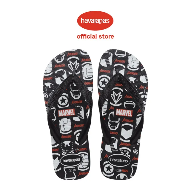 havaianas 哈瓦仕】拖鞋童鞋兒童漫威英雄巴西Top Marvel Logomania