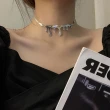 【00:00】韓國設計歐美潮流熔岩滴落造型個性頸鍊 項鍊(熔岩項鍊 潮流項鍊)