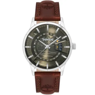 【Timberland】文藝時尚兩地時間手錶-42mm 送禮 禮物 推薦(TDWGB2201502)