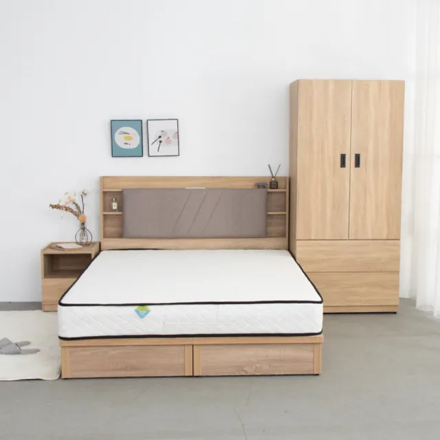 【IDEA】MIT寢室傢俱房間套裝五件組(2色任選)