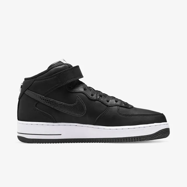 NIKE 耐吉】AIR FORCE 1 07 MID SP STUSSY 限量聯名中筒男鞋男女段黑色