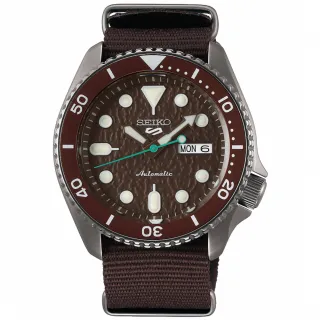 【SEIKO 精工】5 Sports 極限潮流運動機械錶-黑/42.5mm 雙12限定(SRPD85K1/4R36-07G0E)