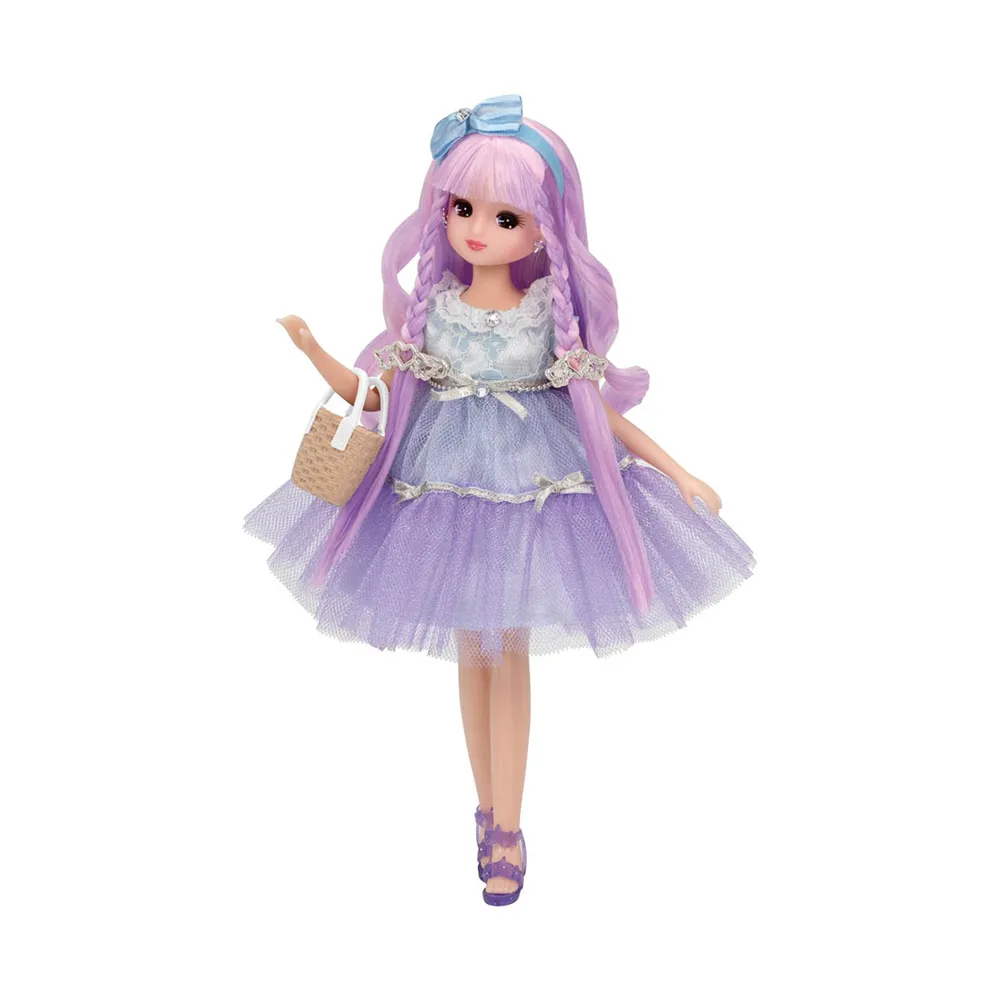【TAKARA TOMY】Licca 莉卡娃娃 配件 心動粉彩藍紫紗裙洋裝組(莉卡 55週年)