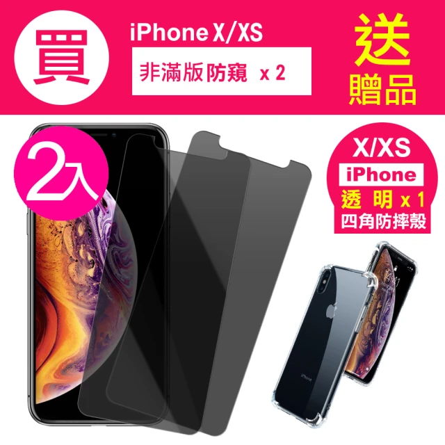 iPhoneX XS 5.8吋 非滿版半屏手機螢幕防窺9H保護貼(XS保護貼 X保護貼)