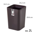 【ASVEL】優雅迷你雙層垃圾桶-方形(寢室客廳 簡單時尚 堅固耐用)