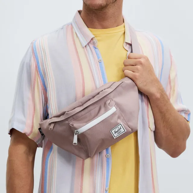 【Herschel】雙11 Seventeen Ash Rose 乾燥玫瑰 粉色 側包 胸包 斜包 小包 腰包(防水包 防潑水 