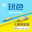 【Fundigital】USB-A to Lightning 1M 糖果彩色MFi認證充電傳輸線