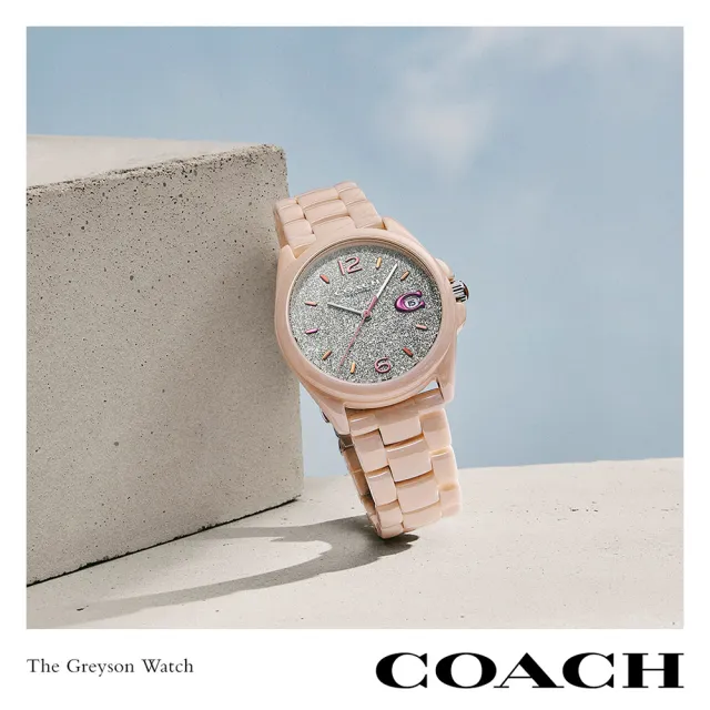 【COACH】珍妮佛羅培茲 廣告款 陶瓷女錶 雙11 優惠(CO14503939 / 14503939)