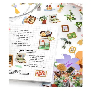 【德德小品集】生活小情歌 貼紙包(鮮花市集 日記 食譜 溫暖小屋)