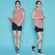 【STL】現貨 yoga 韓國瑜伽 For You 氣質包袖 女 快乾 運動 機能 長版 短袖 上衣 T恤(藍寶石／多色)