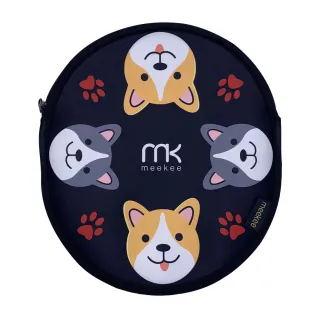 【meekee】車系專用座墊收納袋/車廂置物袋(柴犬款)