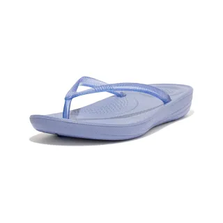 【FitFlop】iQUSHION TRANSPARENT FLIP-FLOPS輕量人體工學夾腳涼鞋-女(薰衣草紫)