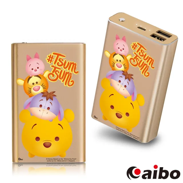 【Disney 迪士尼】TSUM TSUM 堆疊友情 12000Plus行動電源