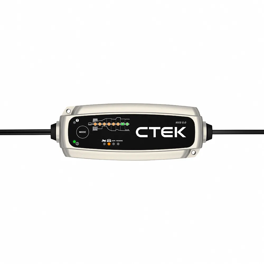 【CTEK】MXS 5.0 智慧型電瓶充電器(適用各式汽/機車、鉛酸電瓶、充電器)