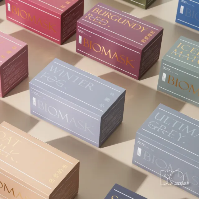 【BioMask保盾】醫療口罩-莫蘭迪系列-夜幕綠-成人用-20片/盒(醫療級、雙鋼印、台灣製造)