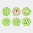 【Pintoo】48片立體造型鑰匙圈拼圖 - 卡娜赫拉的小動物 - 水果禮盒 - 橘子與哈密瓜