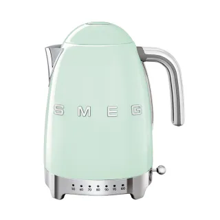 【SMEG】義大利控溫式復古電熱水壺-粉綠色(KLF04PGUS)
