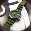 【CITIZEN 星辰】PROMASTER 光動能 綠水鬼 潛水錶 防水200米 日期 橡膠手錶 橄欖綠x鈦色 44mm(BN0157-11X)