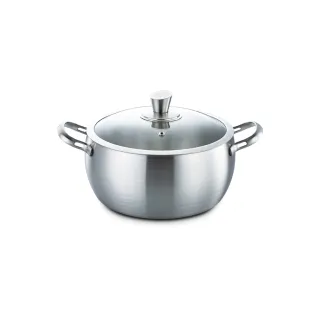 【米雅可】典雅#316不銹鋼七層複合金湯鍋 24cm 台灣製造(316不鏽鋼)