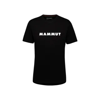 【Mammut 長毛象】Mammut Core T-Shirt Men Logo 輕便機能短袖T 男款 黑色 #1017-04030