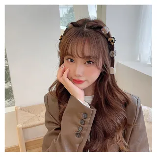 【MISA】貓咪髮夾 暈染髮夾/韓國設計彩色暈染壓克力可愛小貓咪造型抓夾 髮夾(9色任選)