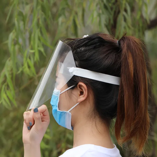 【CS22】全臉防飛沫透明防護面罩-3入組(防疫必備)