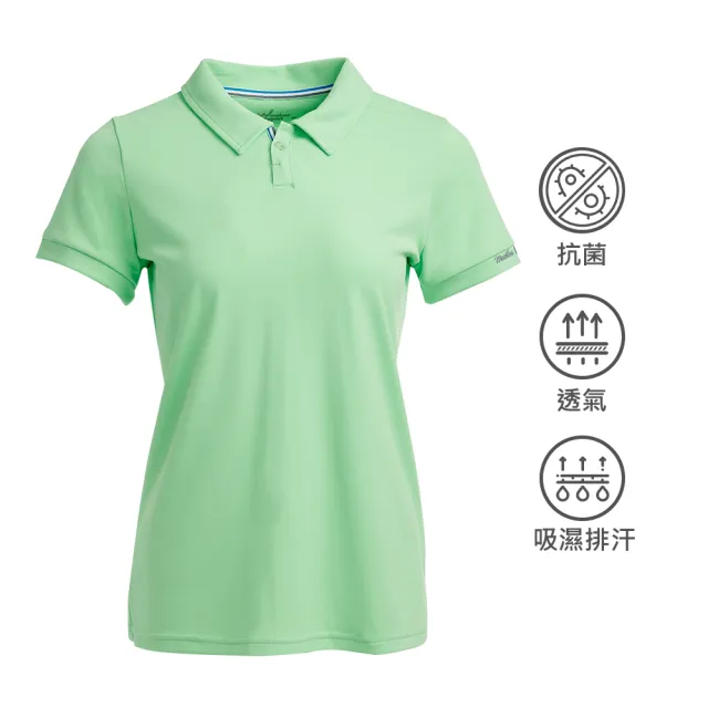 【Weather Report】吸濕抗菌女抽皺POLO衫-女款 / 薄荷綠(WM2204-02)