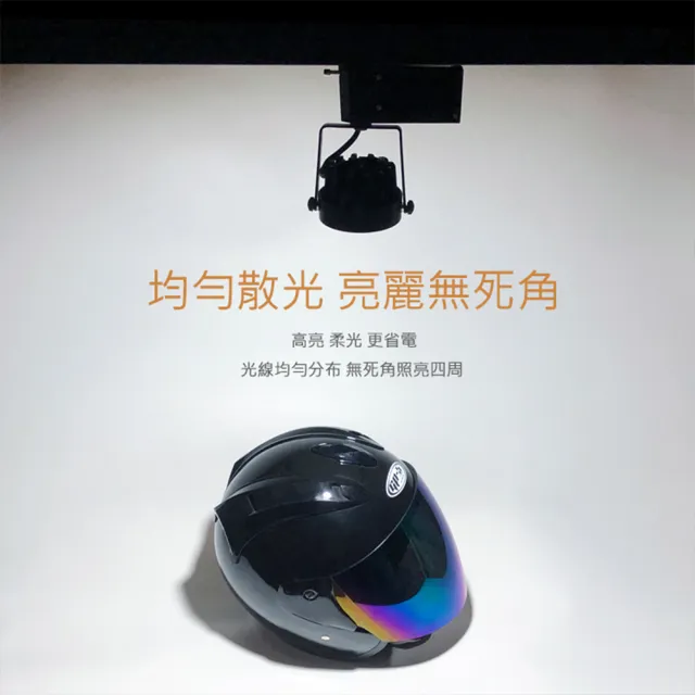 【聖諾照明】LED 柔光霧面 AR70 12W 24燈 軌道燈 德國歐司朗晶片 黑色外殼(柔光超廣角 120° CNS國家認證)