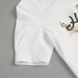 【OUWEY 歐薇】繽紛渡假字母打摺設計棉質上衣(白色；S-L；3222081217)