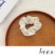 【INES】花朵髮圈 刺繡髮圈/法式優雅唯美花朵刺繡大腸圈 髮圈(2款任選)
